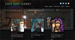 Desktop Screenshot of lastlifegames.com