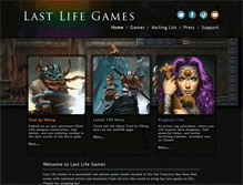 Tablet Screenshot of lastlifegames.com